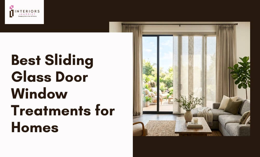 Sliding glass door window treatments